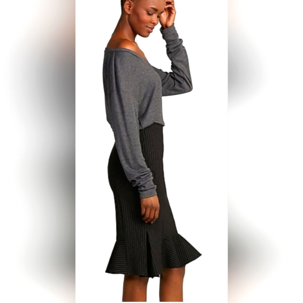 Express Black Pencil Skirt
